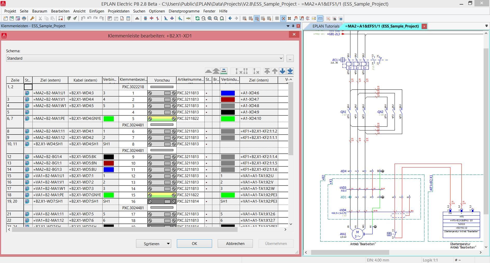 EPLAN P8 Bedienoberfläche